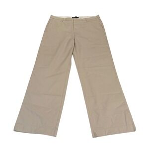 Banana Republic Dawson Chino Pants Mens 38x32 Relaxed Fit Khaki Cotton Ivory